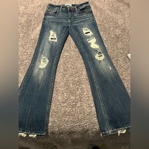 BKE Stella Mid-Rise Distressed Jeans
